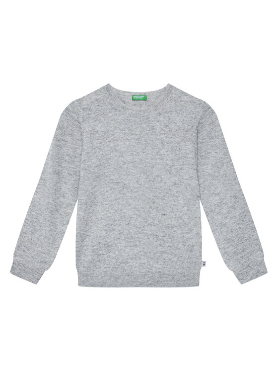 United Colors Of Benetton Пуловер 106WC108R Сив Regular Fit цвят на ниска цена