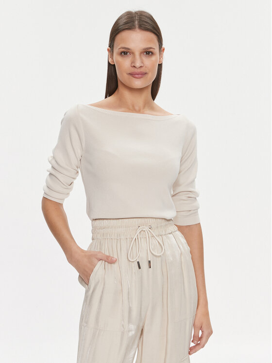 United Colors Of Benetton Пуловер 1091D1M09 Бежов Regular Fit цвят на ниска цена