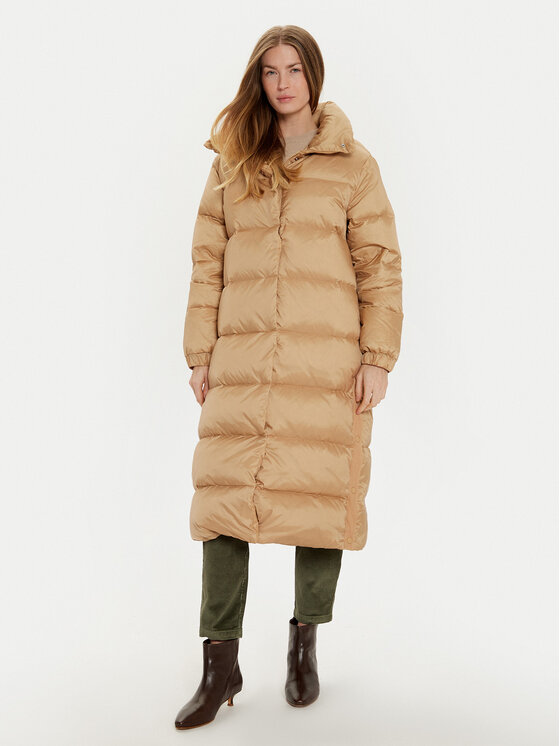 United Colors Of Benetton Пухено яке 2TWDDN06S Бежов Regular Fit цвят на ниска цена