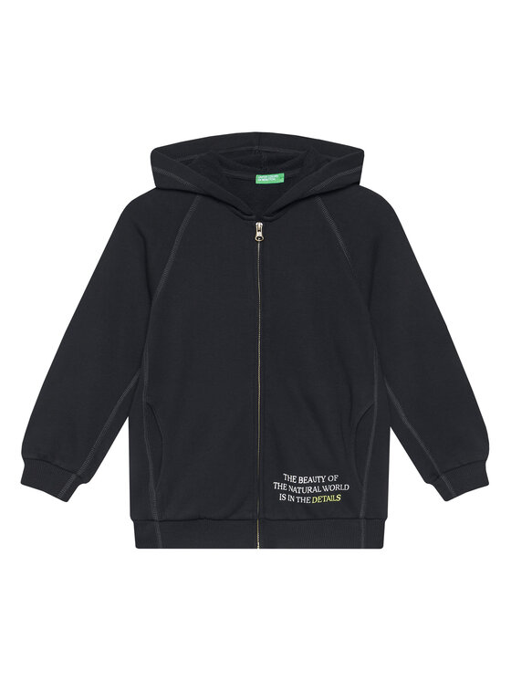 United Colors Of Benetton Суитшърт 33NVC505A Черен Regular Fit цвят на ниска цена