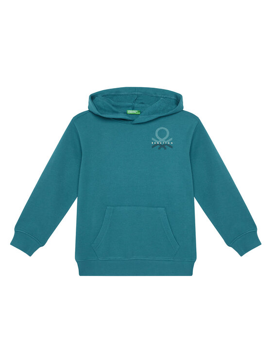 United Colors Of Benetton Суитшърт 3J68C204V Син Regular Fit цвят на ниска цена