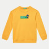United Colors Of Benetton Суитшърт 3J70G10F0 Жълт Regular Fit цвят на ниска цена