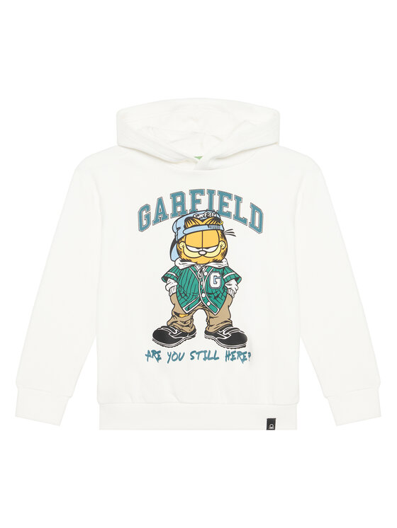 United Colors Of Benetton Суитшърт 3UNIC204Y Бял Regular Fit цвят на ниска цена