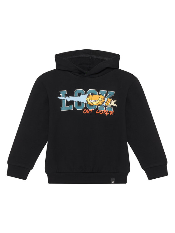 United Colors Of Benetton Суитшърт 3UNIC204Y Черен Regular Fit цвят на ниска цена