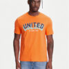 United Colors Of Benetton Тишърт 3I1XU1096 Оранжев Regular Fit цвят на ниска цена