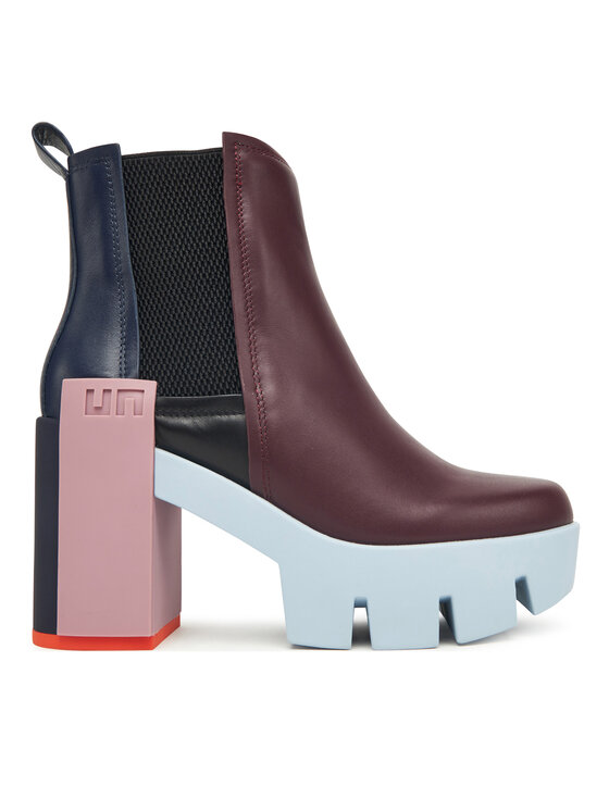 United Nude Боти Grip Chelsea Mid IV 1095992516 Бордо цвят на ниска цена