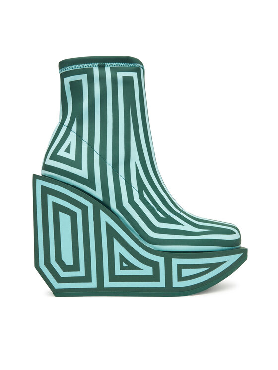 United Nude Боти Wa Bootie Hi 1087993382 Зелен цвят на ниска цена