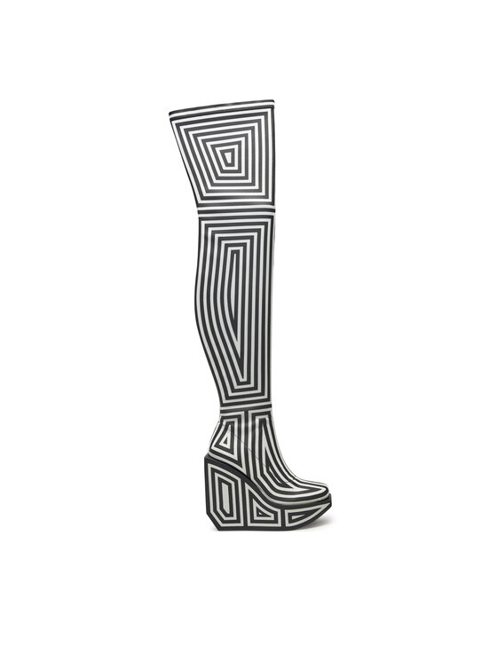 United Nude Ботуши Wa Long Boot Hi 1087851082 Сив цвят на ниска цена