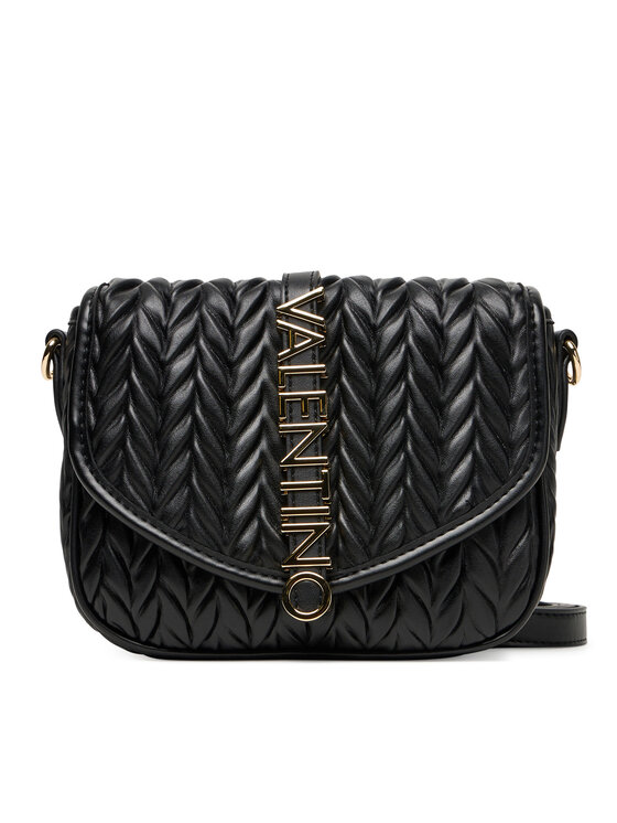 Valentino Дамска чанта Fania Re VBS9AB09 Черен цвят на ниска цена