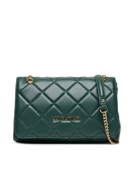 Valentino Дамска чанта Ocarina VBS3KK02R Зелен цвят на ниска цена