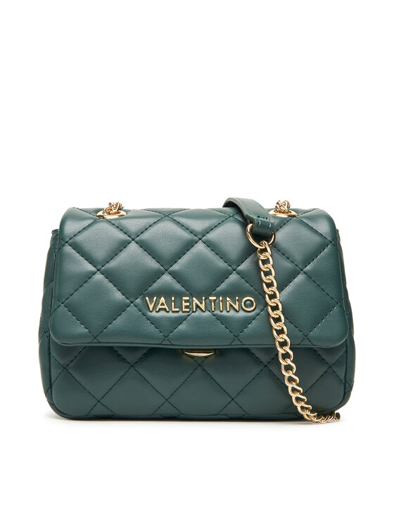 Valentino Дамска чанта Ocarina VBS3KK05R Зелен цвят на ниска цена