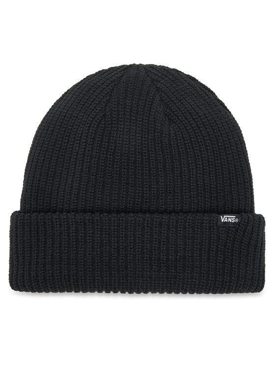 Vans Шапка Core Basic Cuff Beanie VN000QB4BLK1 Черен цвят на ниска цена
