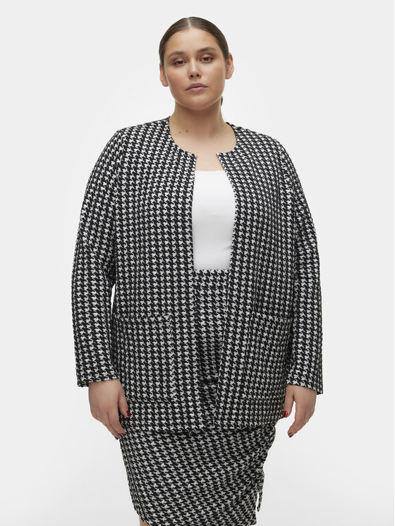Vero Moda Curve Сако Bena 10302003 Черен Regular Fit цвят на ниска цена