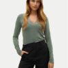 Vero Moda Блуза Rosa 10298832 Зелен Regular Fit цвят на ниска цена