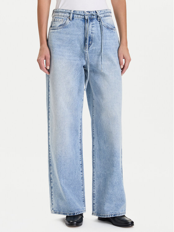 Vero Moda Дънки Wien 10338133 Син Wide Leg цвят на ниска цена