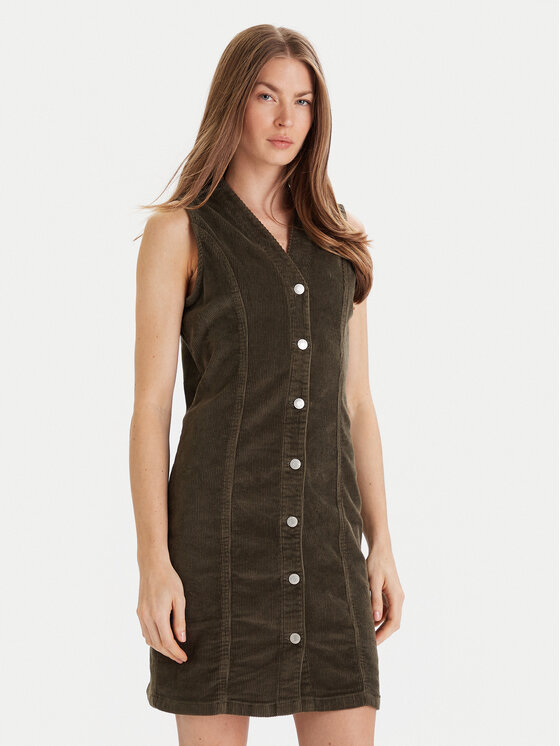 Vero Moda Ежедневна рокля Eden 10333959 Зелен Regular Fit цвят на ниска цена