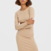 Vero Moda Ежедневна рокля Lavender 10270478 Бежов Regular Fit цвят на ниска цена