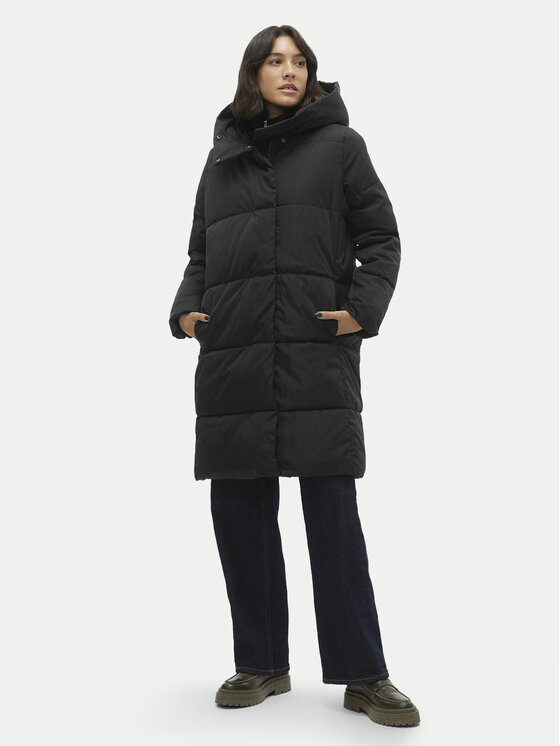 Vero Moda Зимно яке Stella 10300030 Черен Loose Fit цвят на ниска цена