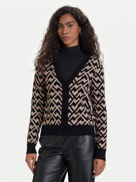 Vero Moda Кардиган Aria 10314507 Черен Regular Fit цвят на ниска цена