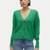 Vero Moda Кардиган Lea 10249632 Зелен Regular Fit цвят на ниска цена
