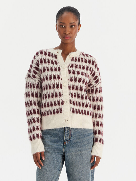 Vero Moda Кардиган Lisa 10336622 Бежов Regular Fit цвят на ниска цена