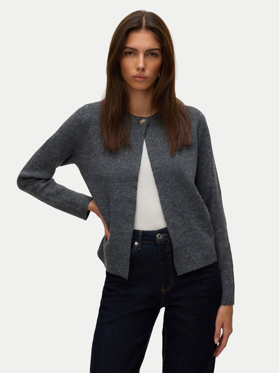 Vero Moda Кардиган Marina 10331339 Сив Regular Fit цвят на ниска цена