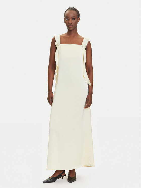 Vero Moda Коктейлна рокля Eloisa 10340914 Жълт Slim Fit цвят на ниска цена