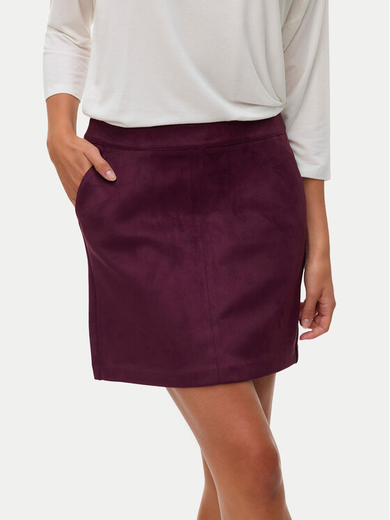 Vero Moda Мини пола Donnadina 10210430 Виолетов Regular Fit цвят на ниска цена
