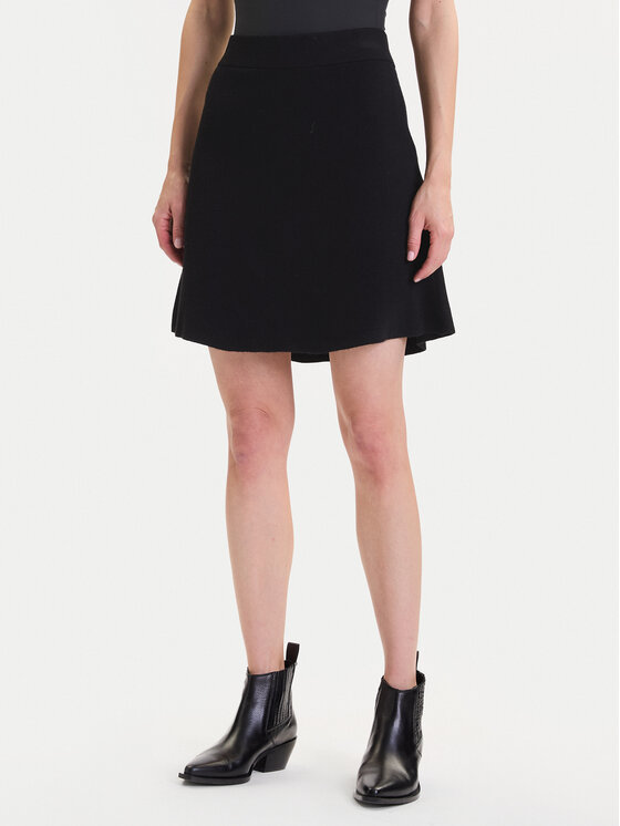 Vero Moda Мини пола Saba 10325944 Черен Regular Fit цвят на ниска цена