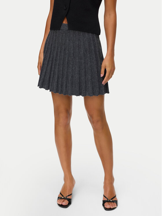 Vero Moda Плисирана пола Marina 10331534 Сив Regular Fit цвят на ниска цена