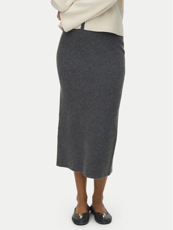 Vero Moda Пола тип молив Brisa 10334684 Сив Slim Fit цвят на ниска цена