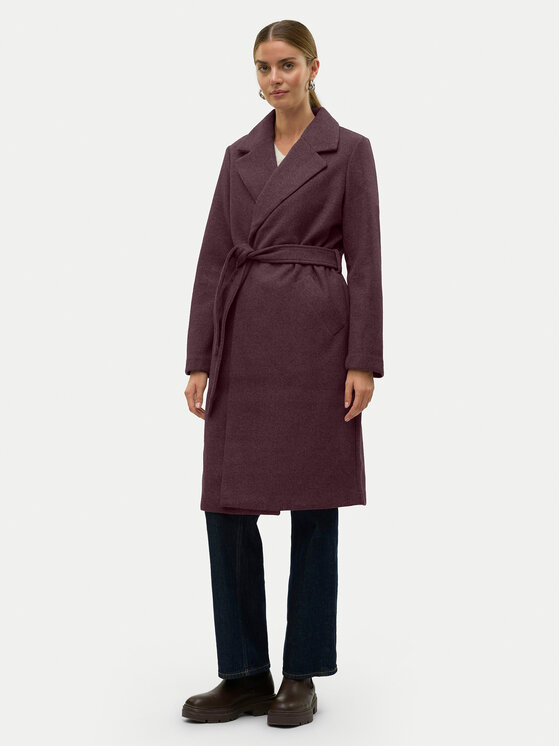 Vero Moda Преходно палто Fortuneaya 10278330 Виолетов Regular Fit цвят на ниска цена