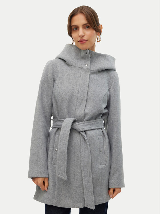 Vero Moda Преходно палто Popliva 10310779 Сив Regular Fit цвят на ниска цена