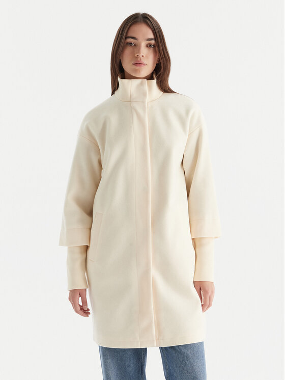 Vero Moda Преходно палто Vince 10335816 Бежов Regular Fit цвят на ниска цена