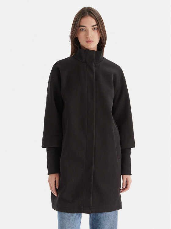 Vero Moda Преходно палто Vince 10335816 Черен Regular Fit цвят на ниска цена