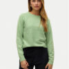 Vero Moda Пуловер Doffy 10201022 Зелен Regular Fit цвят на ниска цена