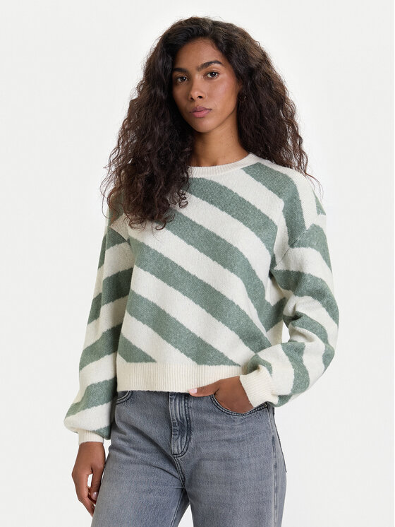 Vero Moda Пуловер Lara 10310862 Бежов Regular Fit цвят на ниска цена