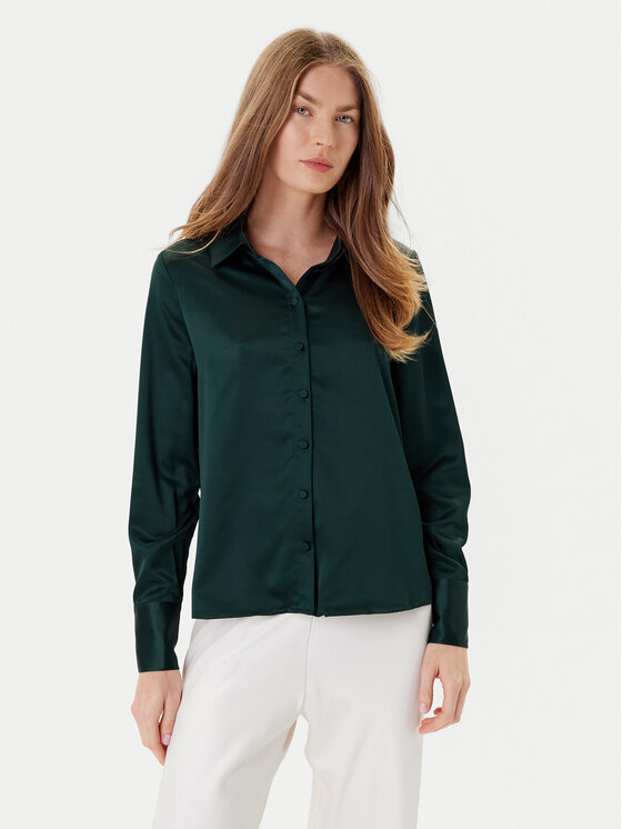 Vero Moda Риза Merle 10334598 Зелен Regular Fit цвят на ниска цена