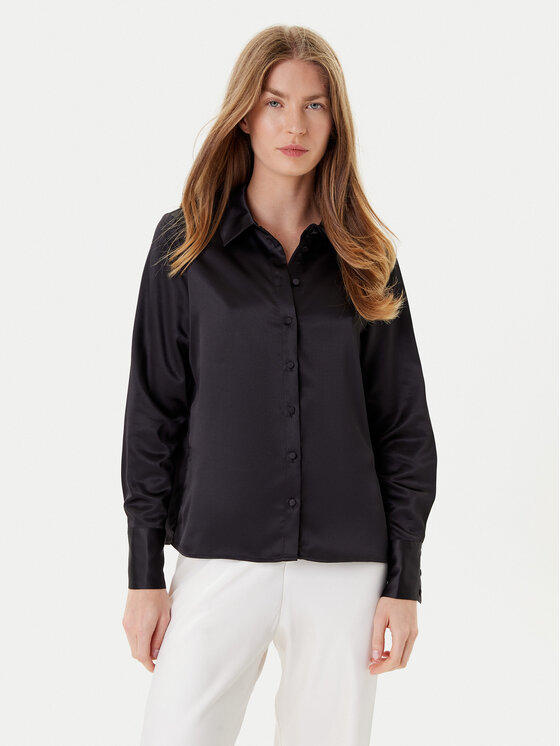 Vero Moda Риза Merle 10334598 Черен Regular Fit цвят на ниска цена