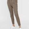 Vero Moda Текстилни панталони Eva 10197909 Кафяв Loose Fit цвят на ниска цена