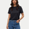 Vero Moda Тишърт Paulina 10316991 Черен Regular Fit цвят на ниска цена