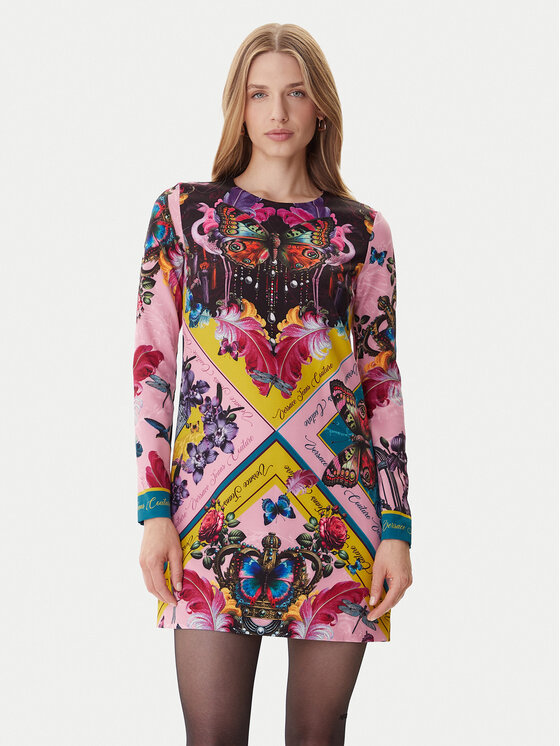 Versace Jeans Couture Ежедневна рокля 79HAO9P1 NS696 Цветен Slim Fit цвят на ниска цена