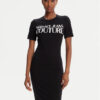 Versace Jeans Couture Ежедневна рокля 79HAOE05 CJ02E Черен Slim Fit цвят на ниска цена