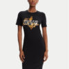Versace Jeans Couture Ежедневна рокля 79HAOE06 CJ02E Черен Regular Fit цвят на ниска цена