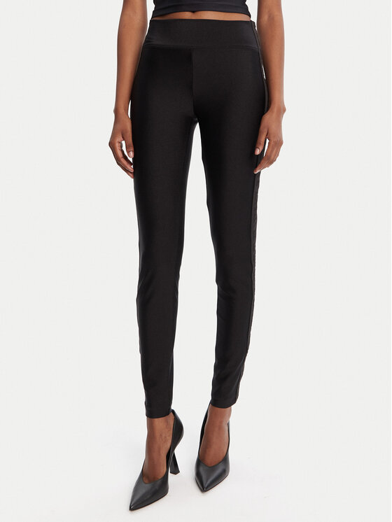 Versace Jeans Couture Клин 79HAC114 N0008 Черен Slim Fit цвят на ниска цена