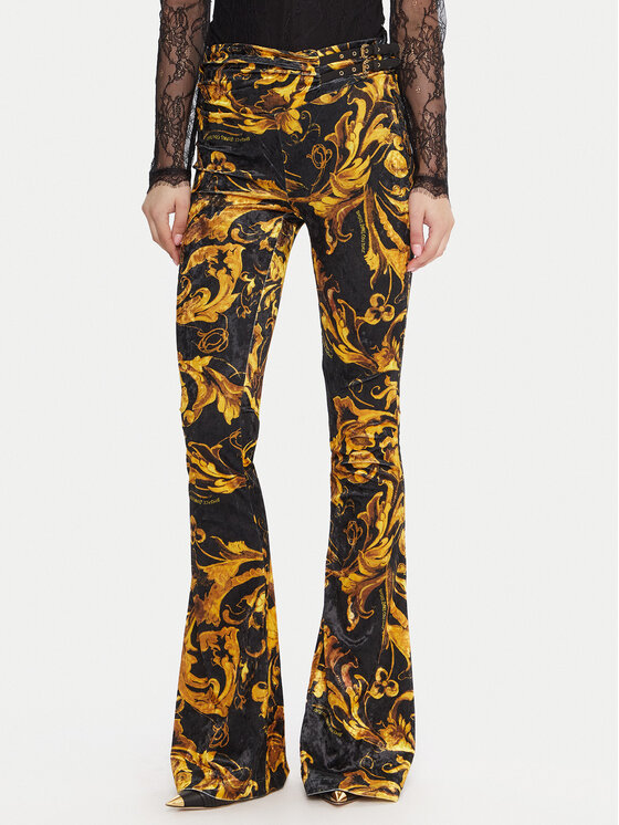 Versace Jeans Couture Клин 79HAC322 JS508 Черен Slim Fit цвят на ниска цена