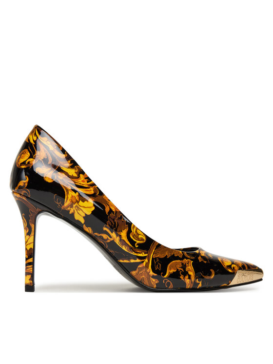 Versace Jeans Couture Обувки на ток 79VA3S50 ZS366 Черен цвят на ниска цена