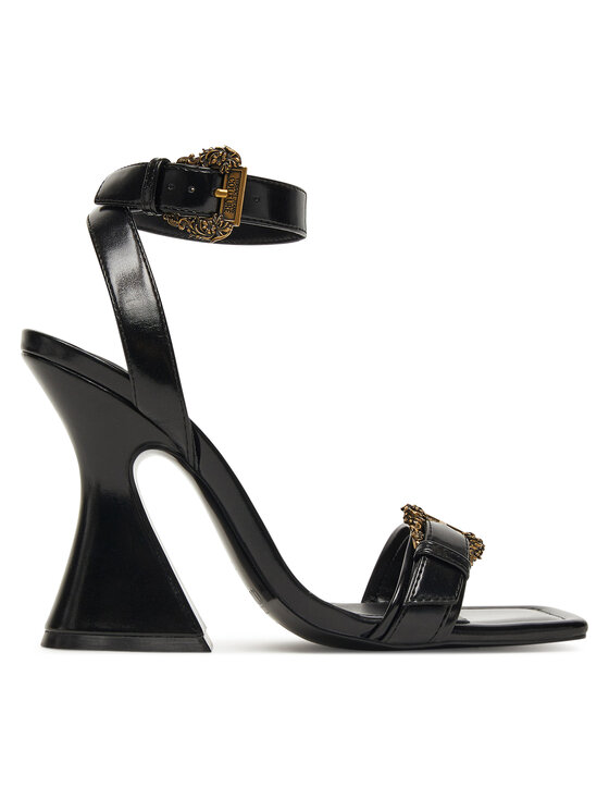 Versace Jeans Couture Сандали 79VA3S36 Черен цвят на ниска цена