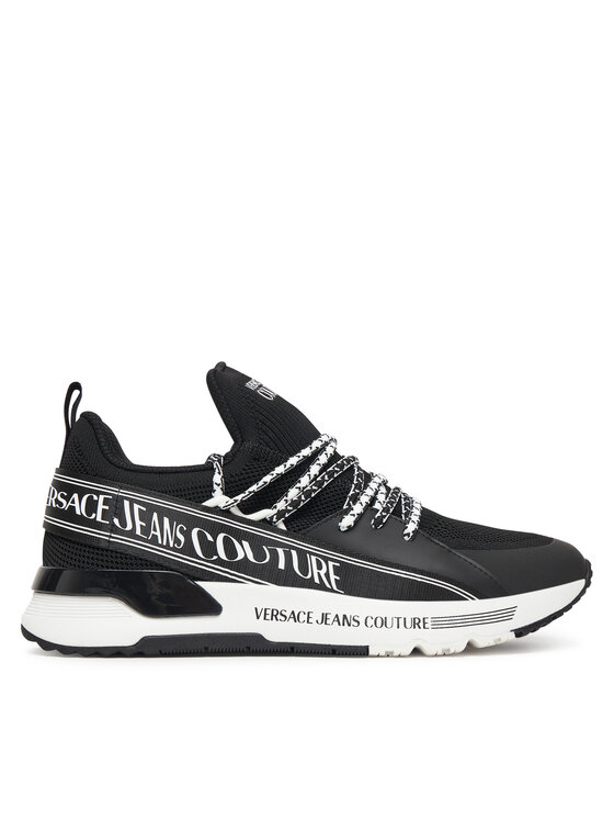 Versace Jeans Couture Сникърси 79YA3SA3 ZSD03 Черен цвят на ниска цена