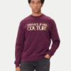 Versace Jeans Couture Суитшърт 79GAIT05 Виолетов Regular Fit цвят на ниска цена